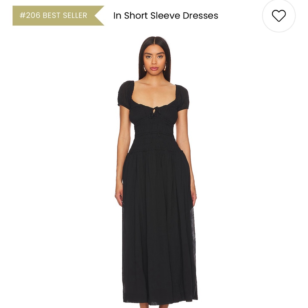 Feeling Bonita Black Midi Dress